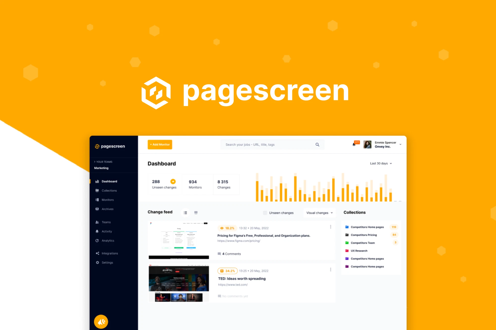Pagescreen helps companies make the web easier to observe, document, and understand over time.